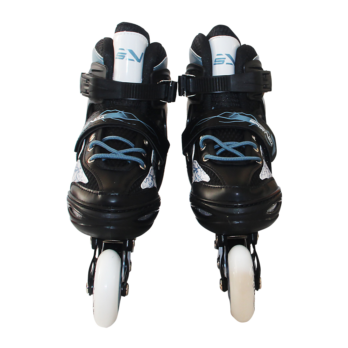 Роликовые коньки SportVida 4в1 SV-LG0021 р. 39-42 Black/Blue - фото 5