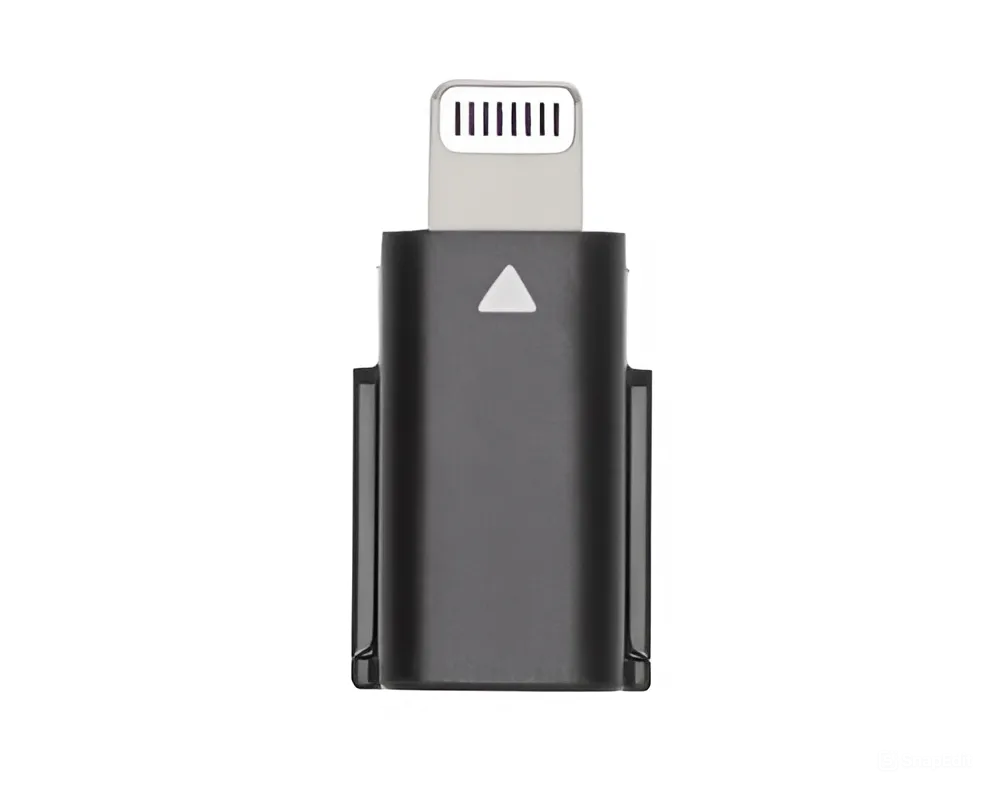 Переходник для микрофона DJI Mic 1 Lightning Черный (CP.RN.00000333.01)