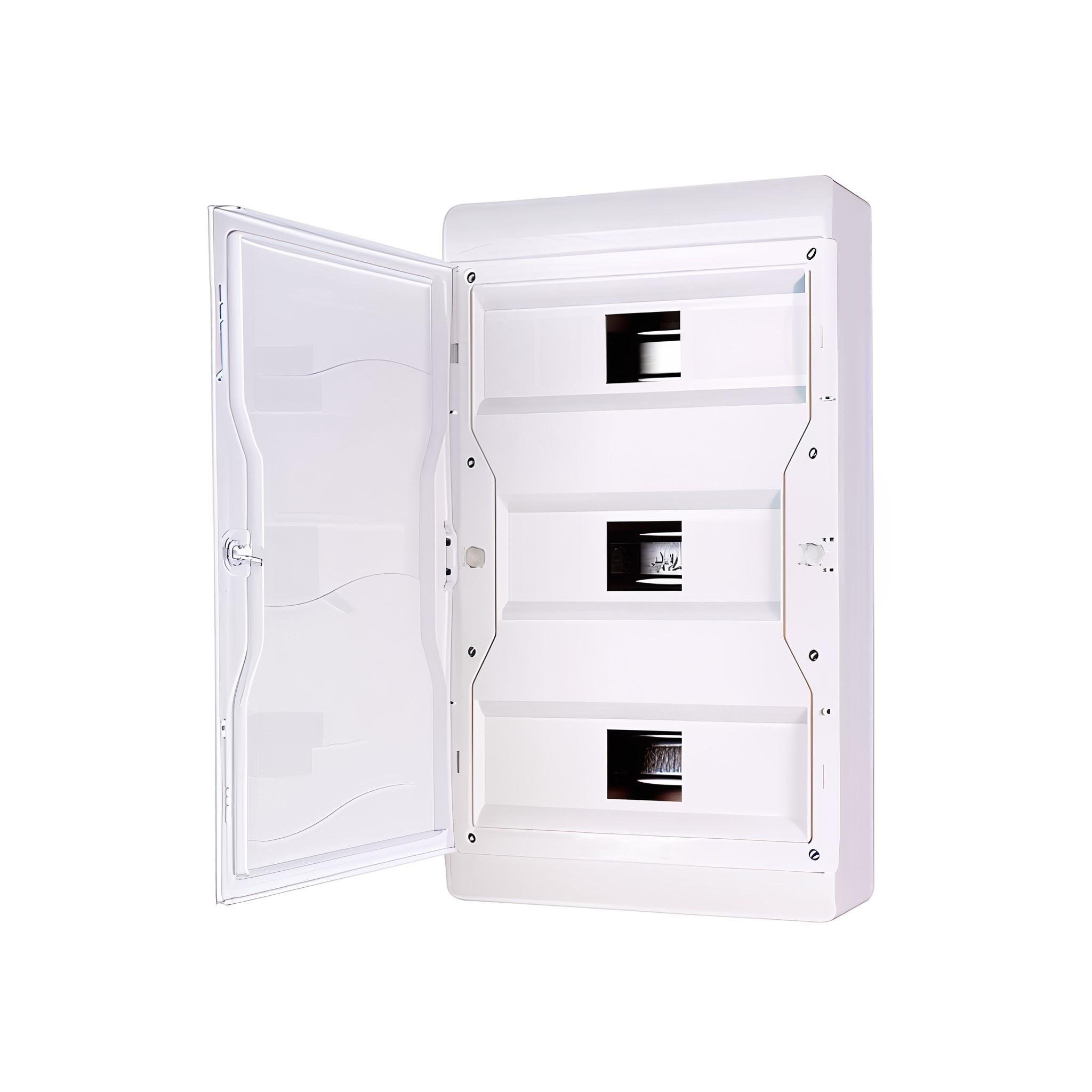 Корпус пластиковый навесной NT 37-модульный трехрядный IP 40 с непрозрачной дверцей (6672-137непр)