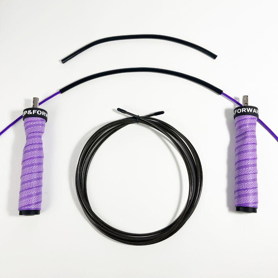 Скакалка скоростная для кроссфита UP & FORWARD Speed Rope PRO+ Violet (UF12481) - фото 7