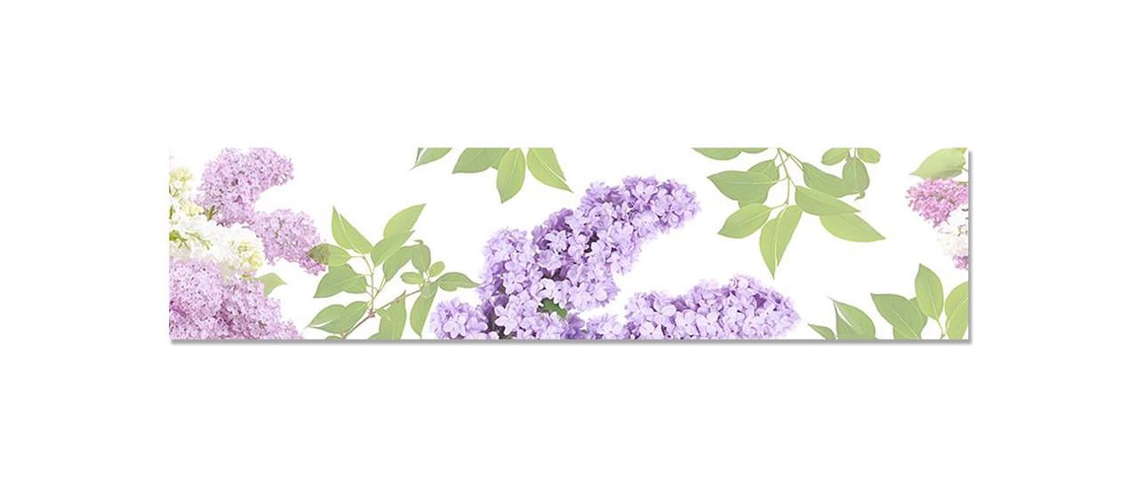 Наклейка виниловая на кухню Zatarga Нежная Сирень 600х2500 мм (1289776342)