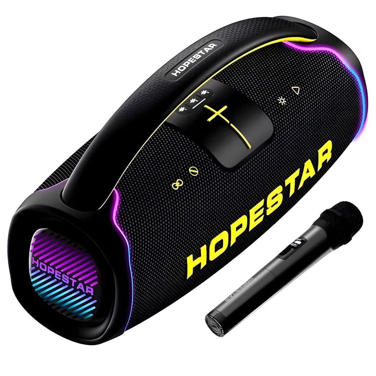 Портативная колонка HOPESTAR A65 TWS IPX6 RGB с микрофоном 300W 30000 mAh (A65)