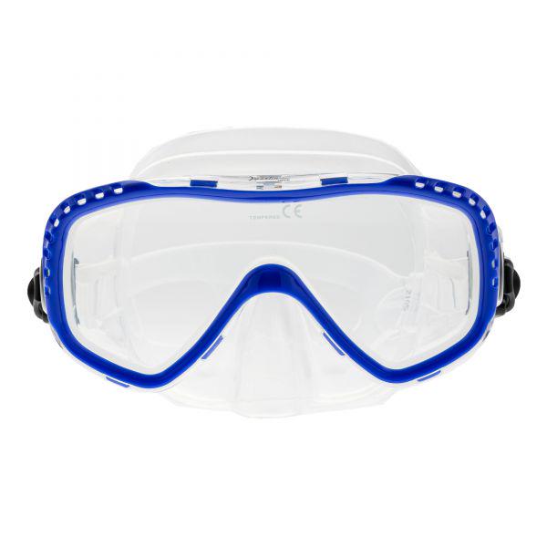 Маска для дайвинга и сноркелинга Marlin Look Blue/Trans