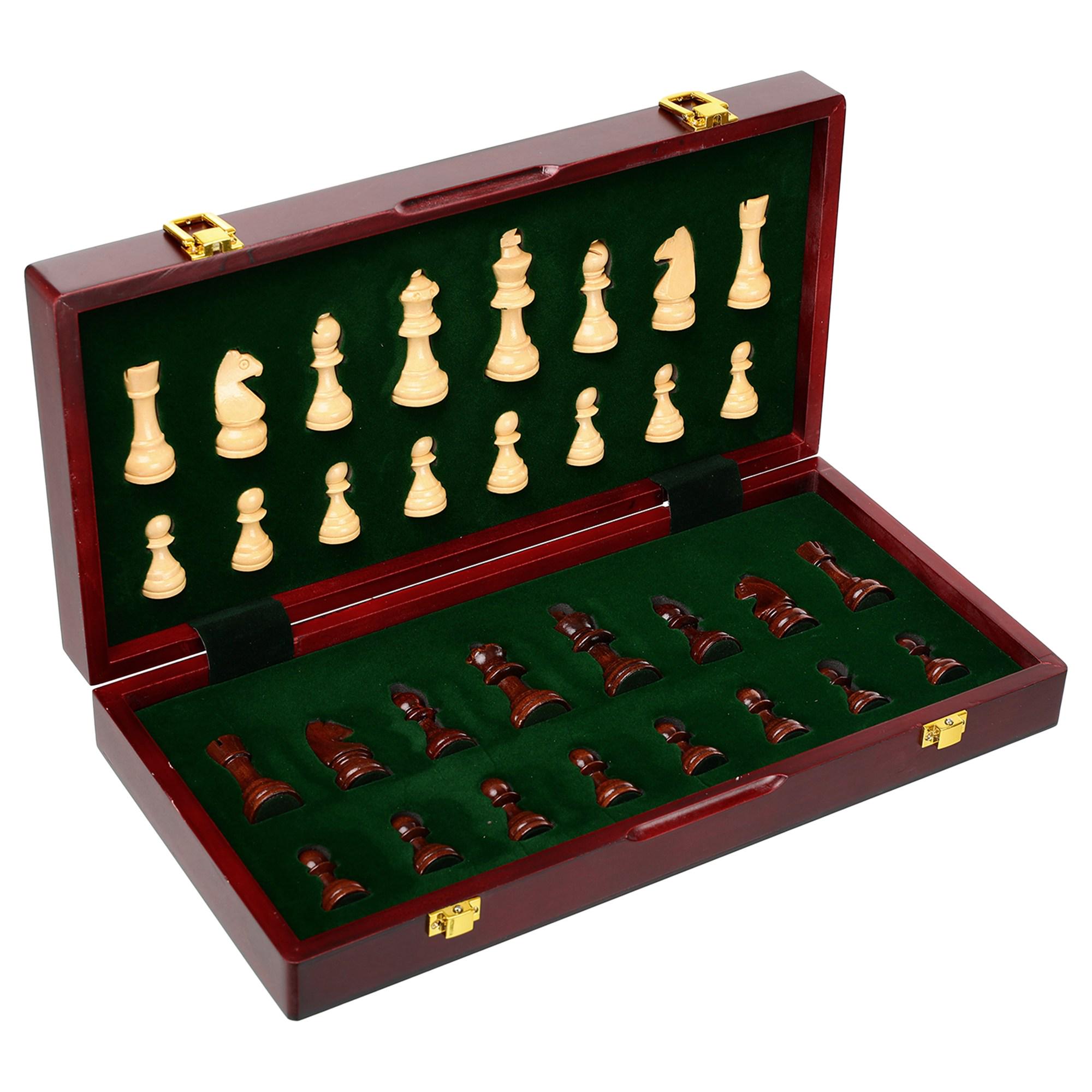 Шахи ZOOCEN FL334 дерев'яні 34х34х2,75 см (FL334) - фото 2 Шахи ZOOCEN FL334 дерев'яні 34х34х2,75 см (FL334) - фото 2