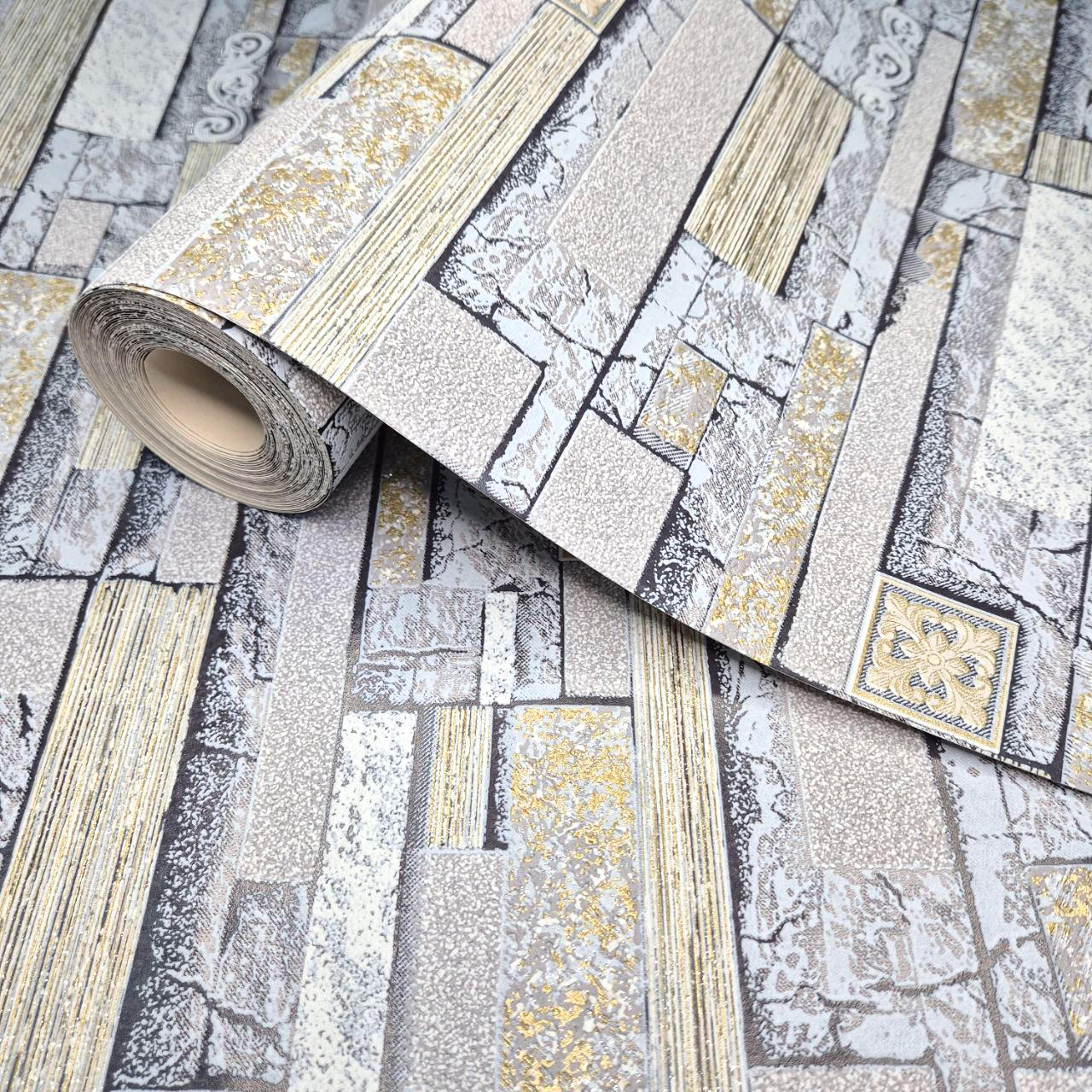 Шпалери вінілові Слов'янські шпалери 9408-03 для коридору/вітальні/кухні/спальні 10,05x0,53 м Сірий (2526217243) Шпалери вінілові Слов'янські шпалери 9408-03 для коридору/вітальні/кухні/спальні 10,05x0,53 м Сірий (2526217243)