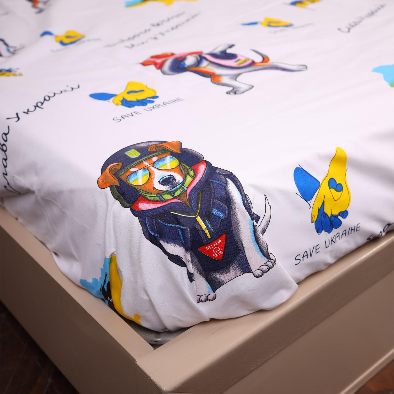 Простынь на резинке Пес Патрон бязь 60х120х10 см (20020311)