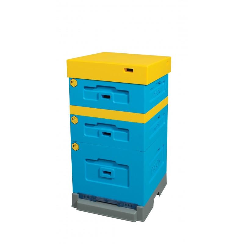 Вулик пінополістирольний Lyson Дадан на 10 рамок з пластиковим дном фарбований Вулик пінополістирольний Lyson Дадан на 10 рамок з пластиковим дном фарбований