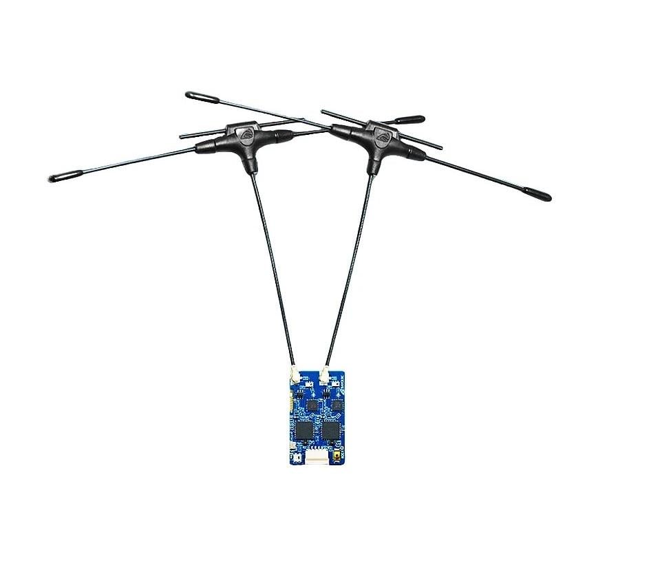 Приемник управления ELRS 915/2400MHz BAYCK Dual Band Gemini ICLR1121+ESP32 PICO+TCXO и T-антенны 120+80 мм (00-00024873)