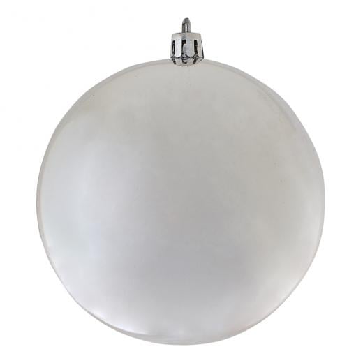 Шар новогодний Шарик 10 см Серебристый (TY-5-R-254)