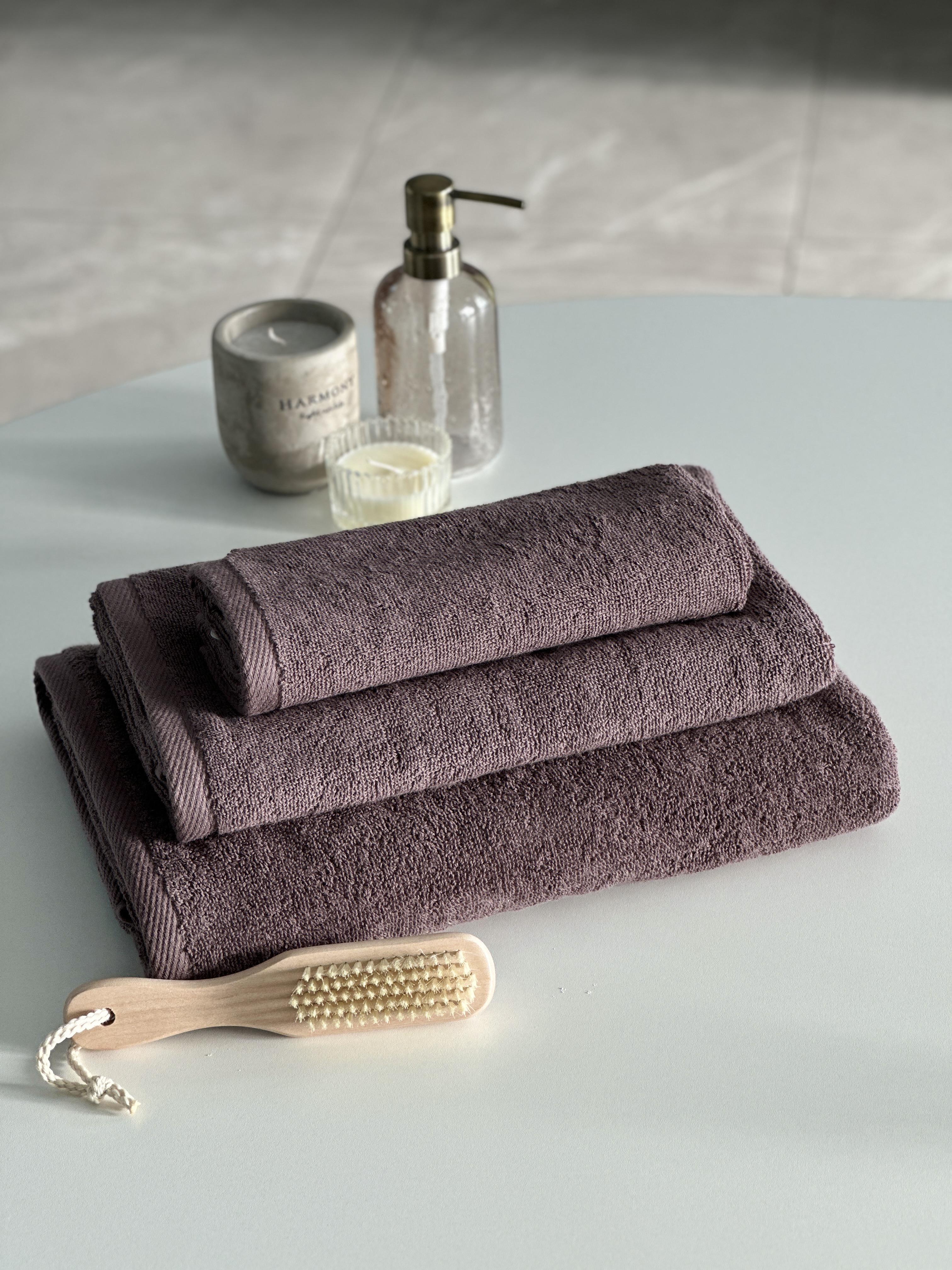 Комплект полотенец Pastel 30x70/50x90/70x140 см 100% хлопок 500 г/м2 Мокко