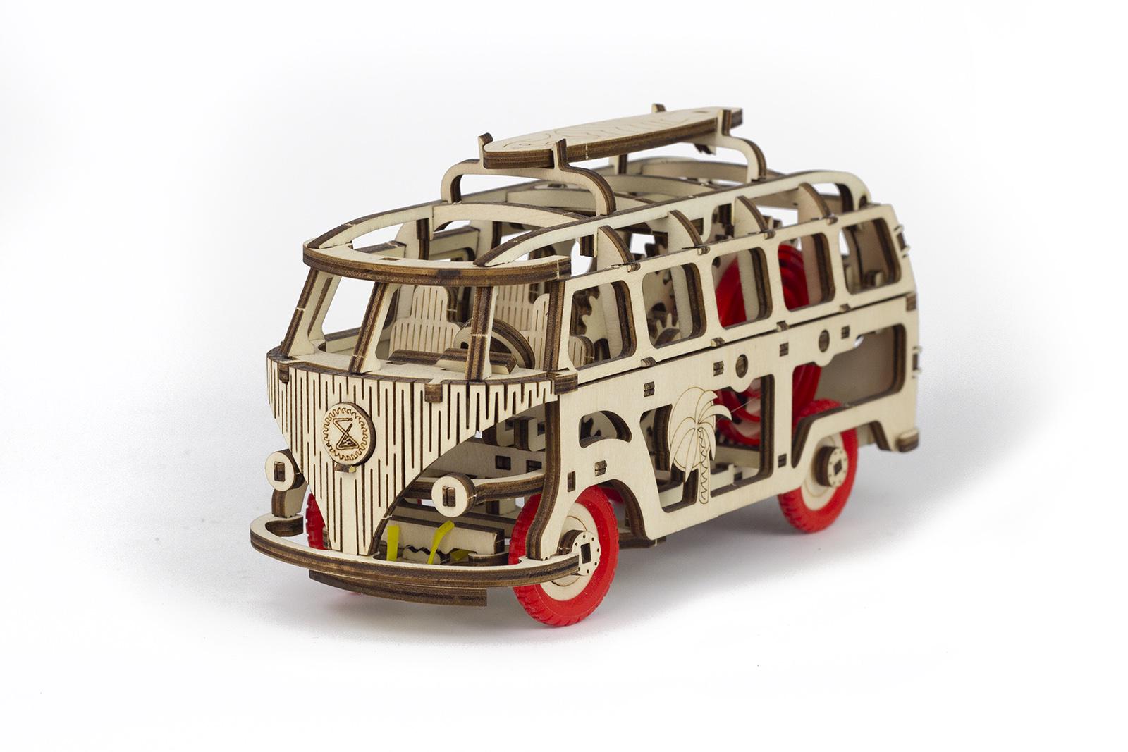Конструктор механічний 3D Time for Machine Dream van автомобіль Червоний (T4M380301RED)