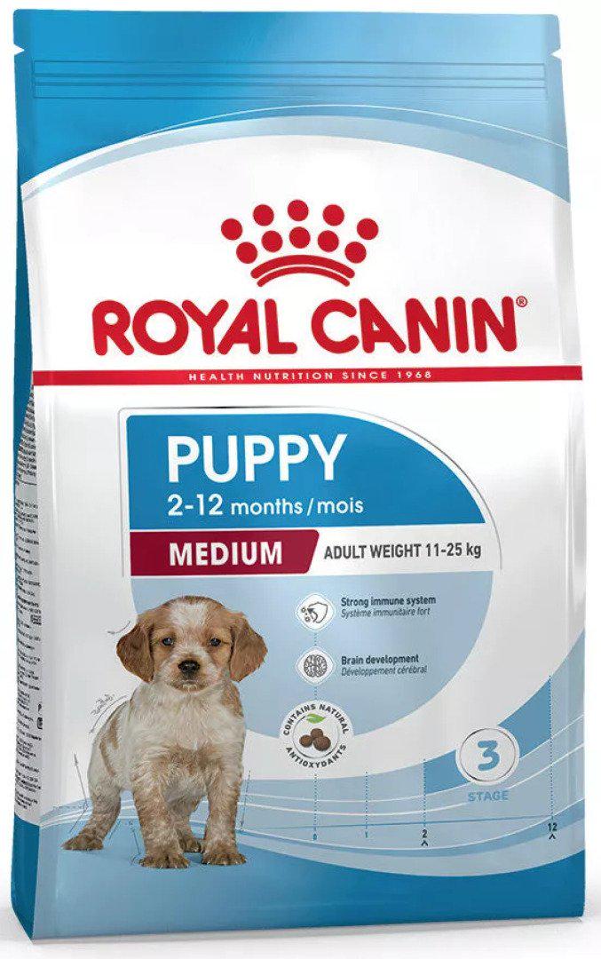 Корм сухий для цуценят середніх порід Royal Canin Medium Puppy 1 кг (3182550402439)