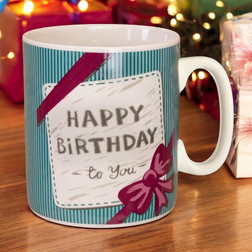 Кружка большая керамическая "Happy Birthday to You" 1 л - фото 3 Кружка большая керамическая "Happy Birthday to You" 1 л - фото 3