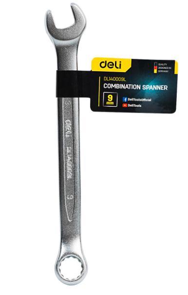 Ключ гаечный комбинированный Deli Tools DL140009L 9 мм (27206960)