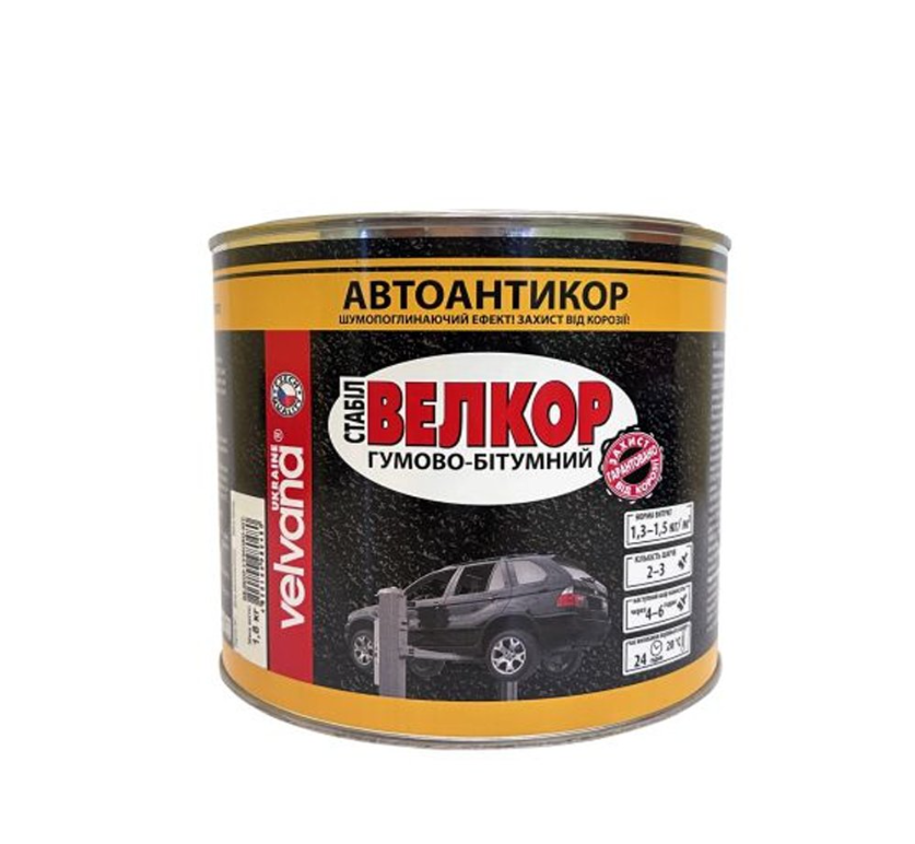 Мастика резино-битумная Velvana Велкор-Стабил 1,8 кг