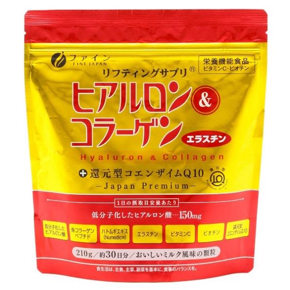 Коллаген Fine Japan Hyaluron & Collagen Premium with Q10 210 г 30 порций (000024287)