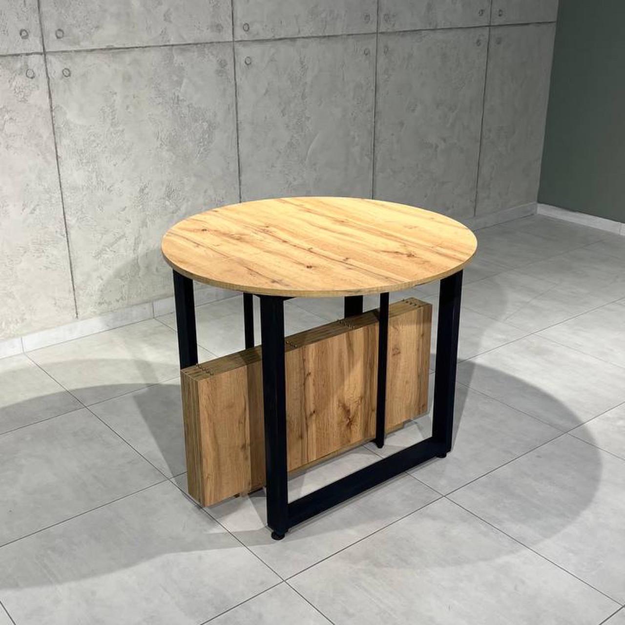 Обідній стіл круглий розсувний LONG 2,9 м трансформер (УТП019240) - фото 2 Обідній стіл круглий розсувний LONG 2,9 м трансформер (УТП019240) - фото 2