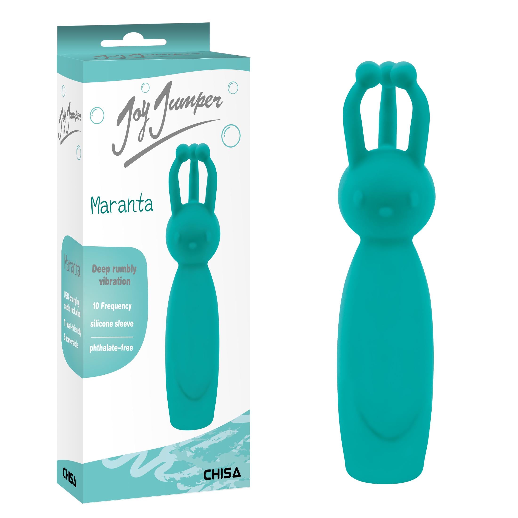 Вибратор мини клиторальный Chisa Joy Jumper Maranta Бирюзовый