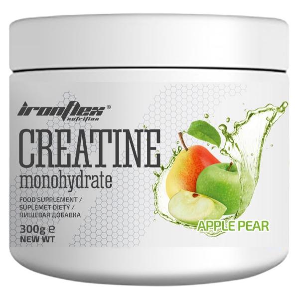 Креатин моногидрат IronFlex Creatine Monohydrate Apple Pear 300 г/120 порций (24159923)