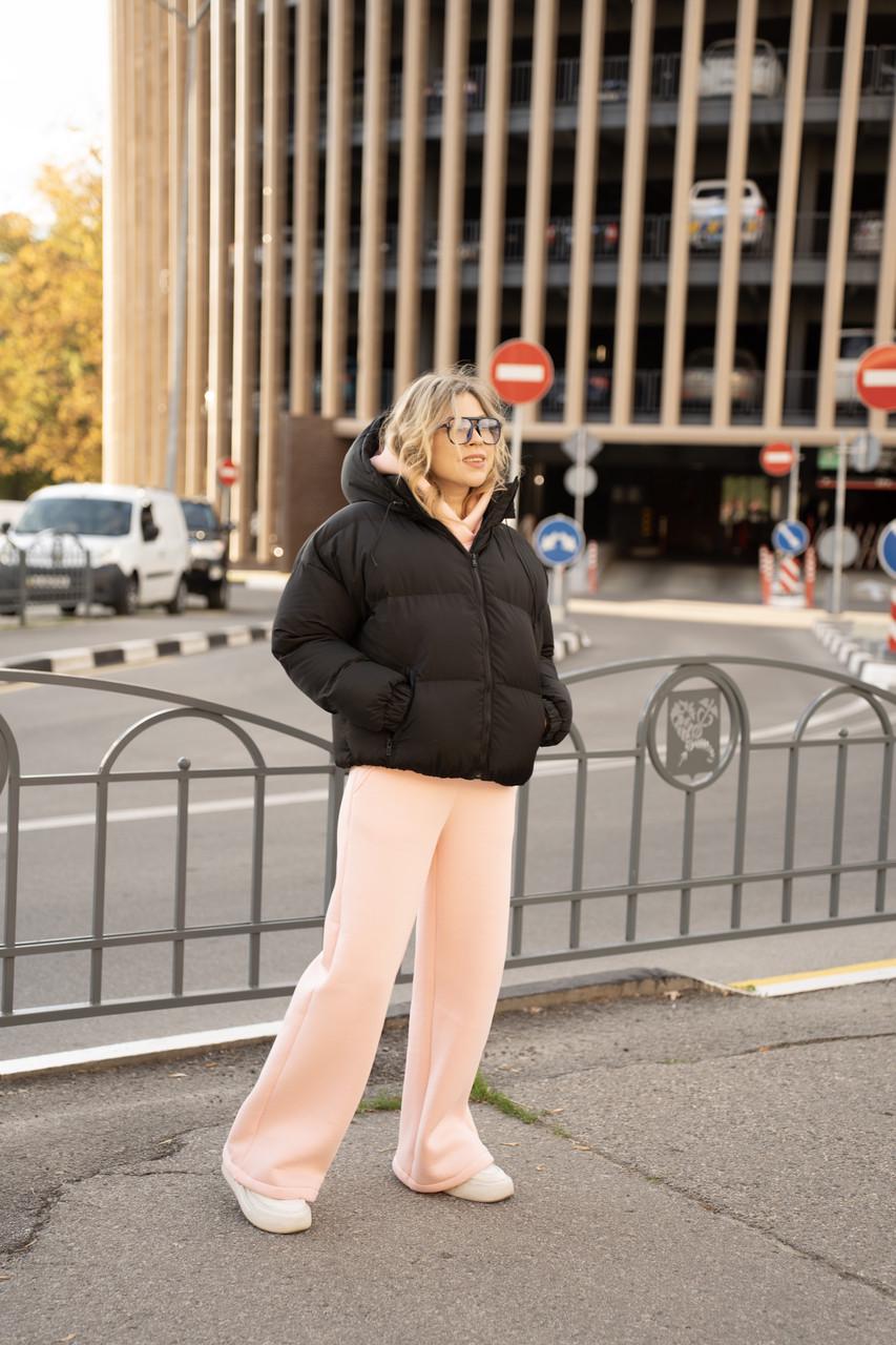 Пуховик жіночий демісезонний Чорний - фото 6 Пуховик жіночий демісезонний Чорний - фото 6