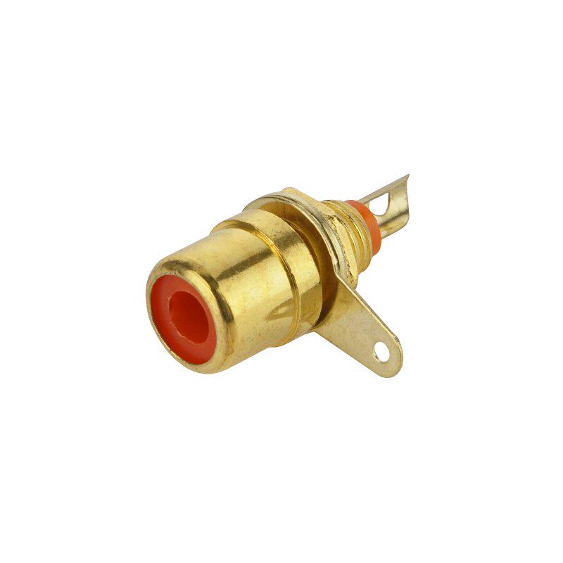 Гнездо монтажное RCA Красный (A153022)