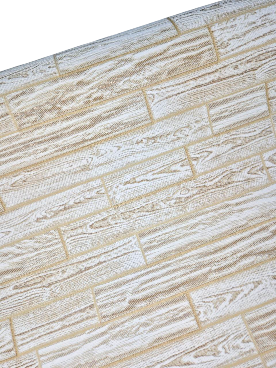 Обои виниловые бумажные Славянские обои 9419-02 под дерево в спальню/на кухню/в коридор/комнату 10x0,53 м Бежевый (2525765862) - фото 3