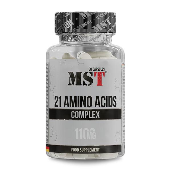 Аминокомплекс для спорта MST Nutrition 21 Amino Acids 60 капс. (000025087) Аминокомплекс для спорта MST Nutrition 21 Amino Acids 60 капс. (000025087)