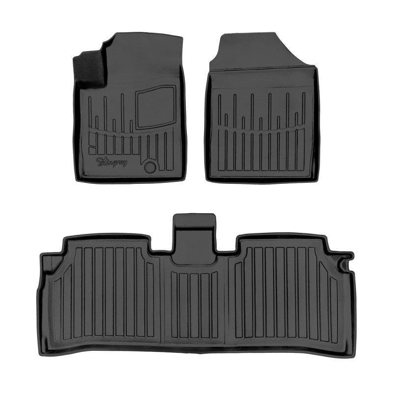 Коврики Stingray 3D для Hyundai Inster 2024- рр. полиуретан 3 шт. Черный (191006) Коврики Stingray 3D для Hyundai Inster 2024- рр. полиуретан 3 шт. Черный (191006)