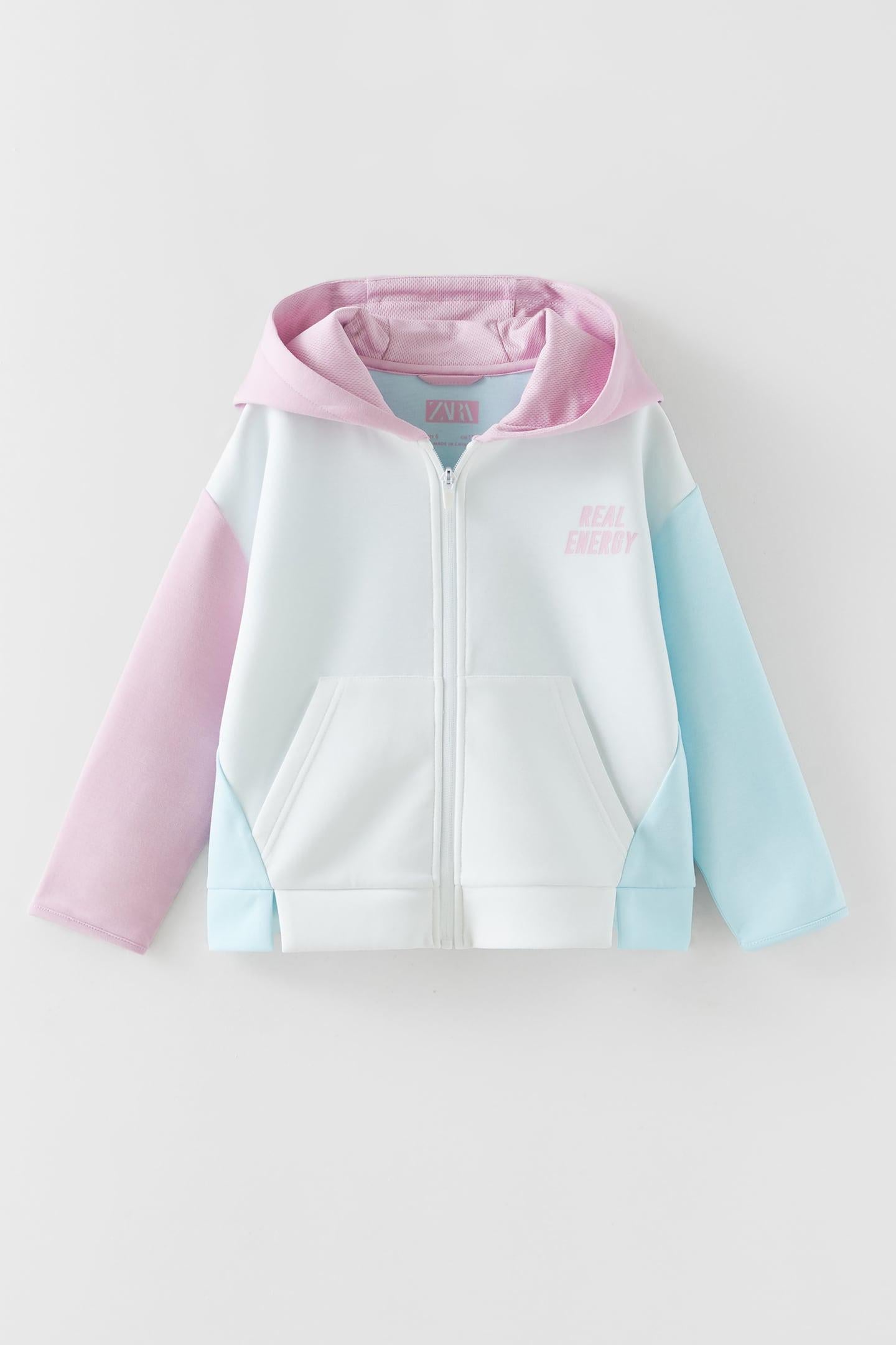 Толстовка для девочки Zara на молнии 140 см (7245608330) Толстовка для девочки Zara на молнии 140 см (7245608330)