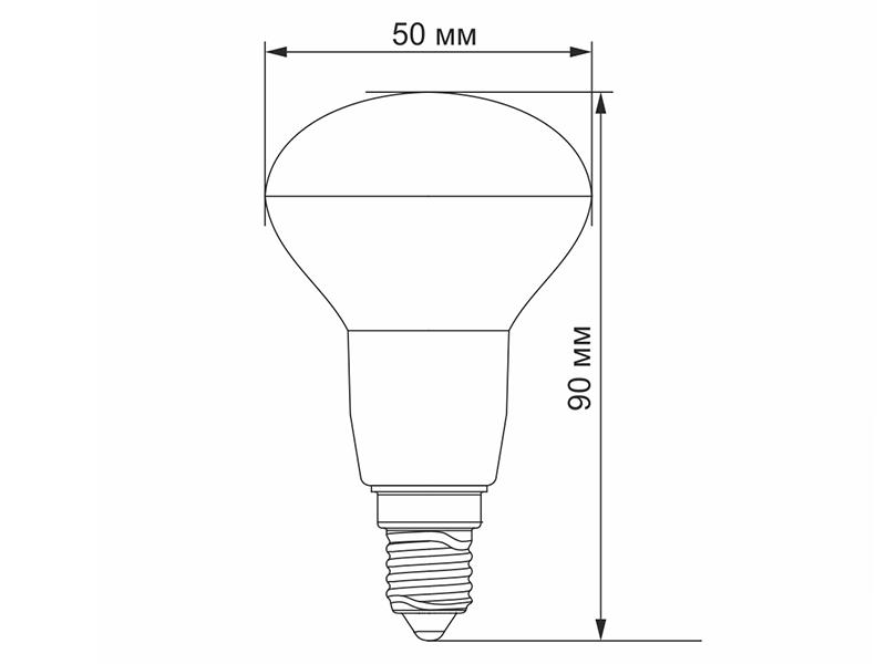 Светодиодная лампа Videx R50e 6W E14 3000K 220 V (VL-R50e-06143) - фото 3