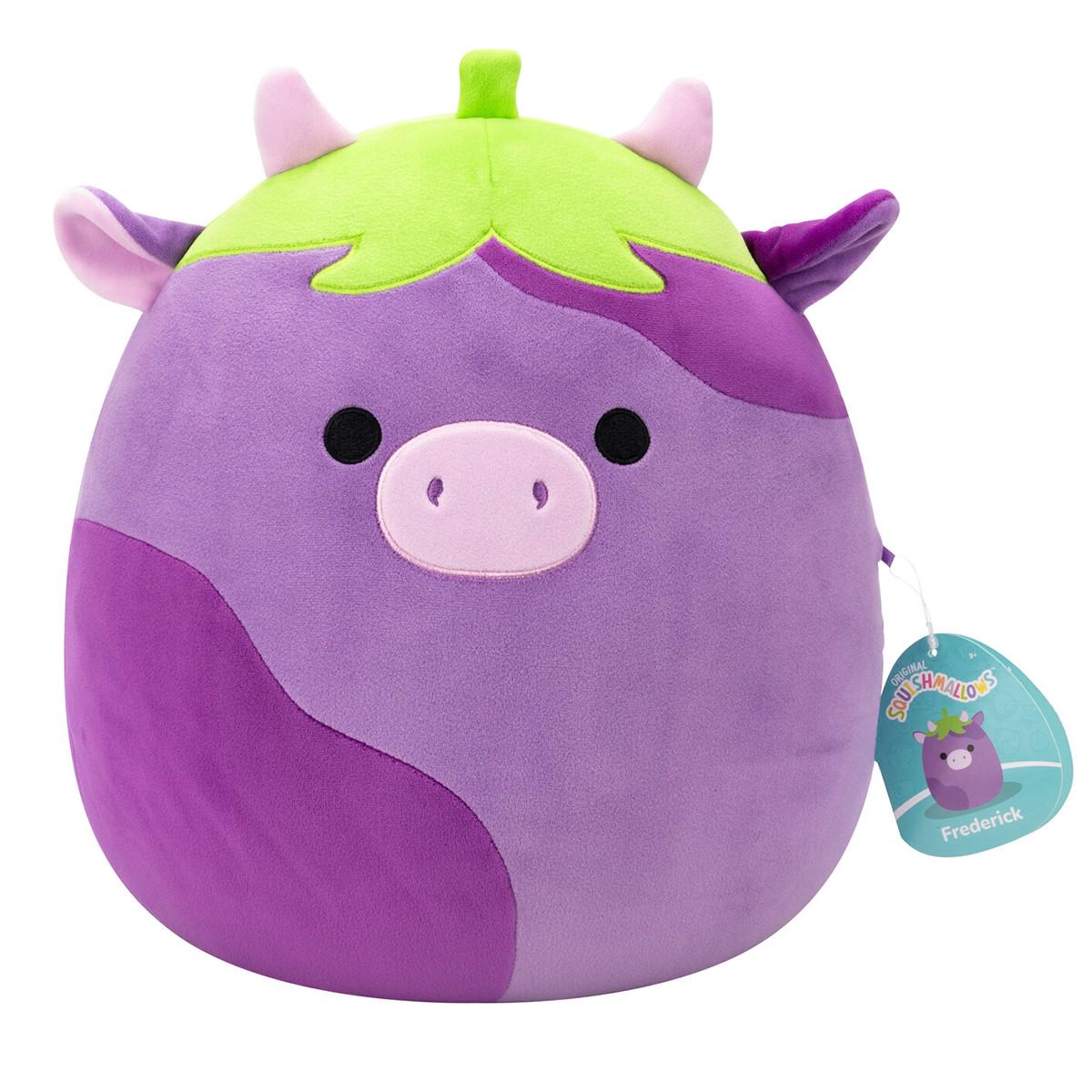 Іграшка м'яка SQUISHMALLOWS Корівка-баклажан Фредерік 30 см - фото 7 Іграшка м'яка SQUISHMALLOWS Корівка-баклажан Фредерік 30 см - фото 7