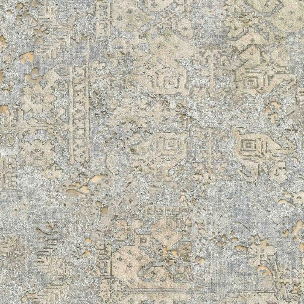 Шпалери вінілові на флізеліновій основі Asian Fantasia 206606 Сірий/Золотий