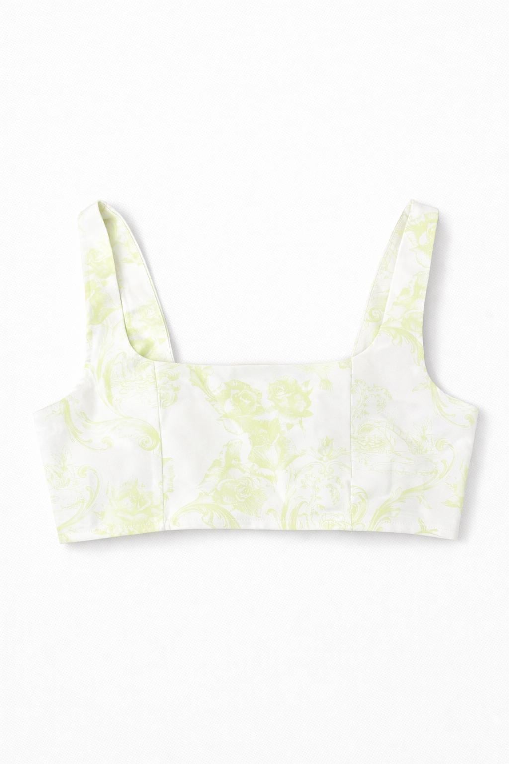 Топ женский TWC631426 г. 40 Бело-зеленый