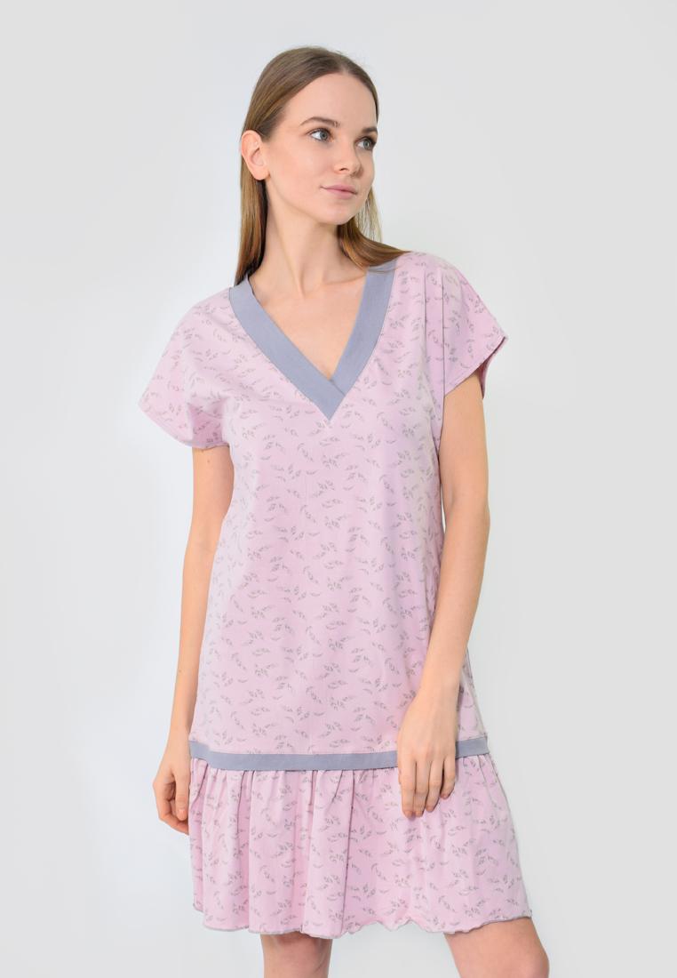 Женская ночная рубашка N.EL 929 M Розовый