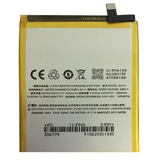 Аккумулятор для Meizu U20 3260mAh BU15 - фото 3