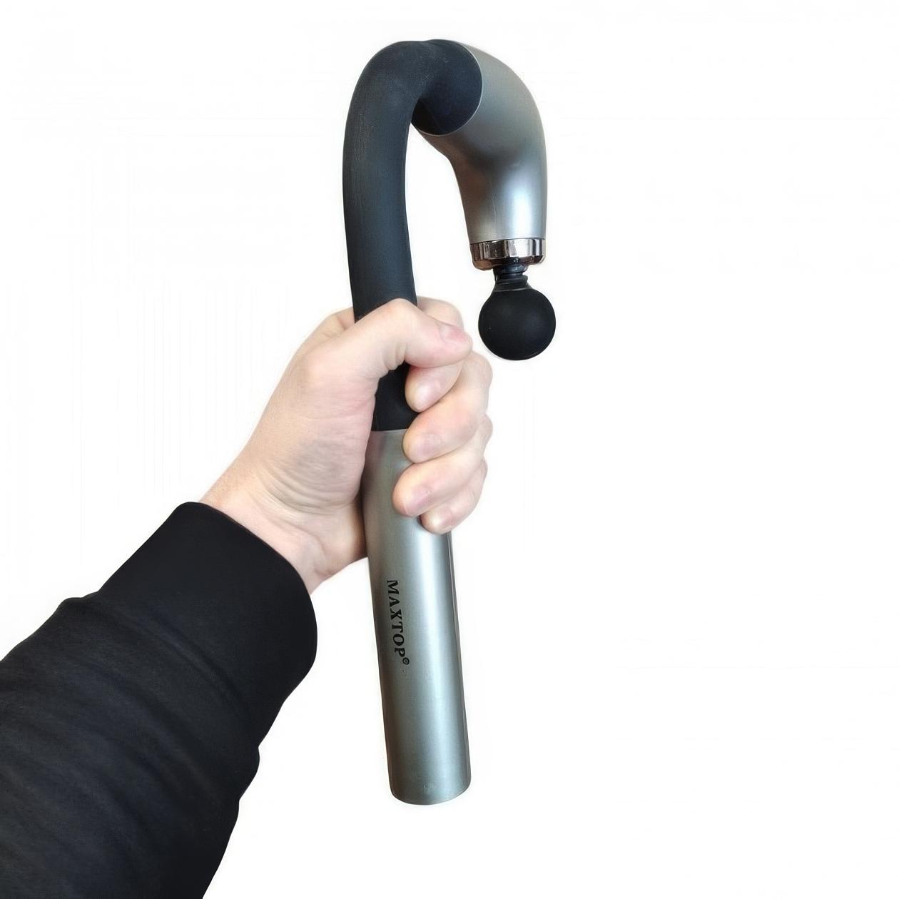 Массажер для тела и спины Maxtop MP-930 аккумуляторный Черно-серый (1010913-Gray) - фото 3