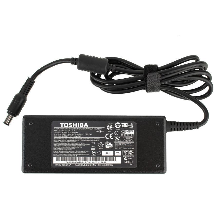 Блок питания для ноутбука Toshiba 15V 5A 75W без кабеля 6,3х3,0 мм Black (PA3469E-1AC3)