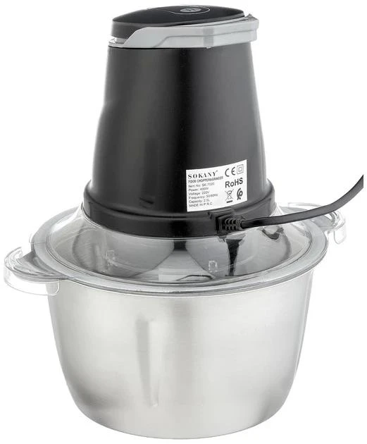 Измельчитель кухонный из нержавеющей стали 400 Вт 2 л (28523623) Измельчитель кухонный из нержавеющей стали 400 Вт 2 л (28523623)