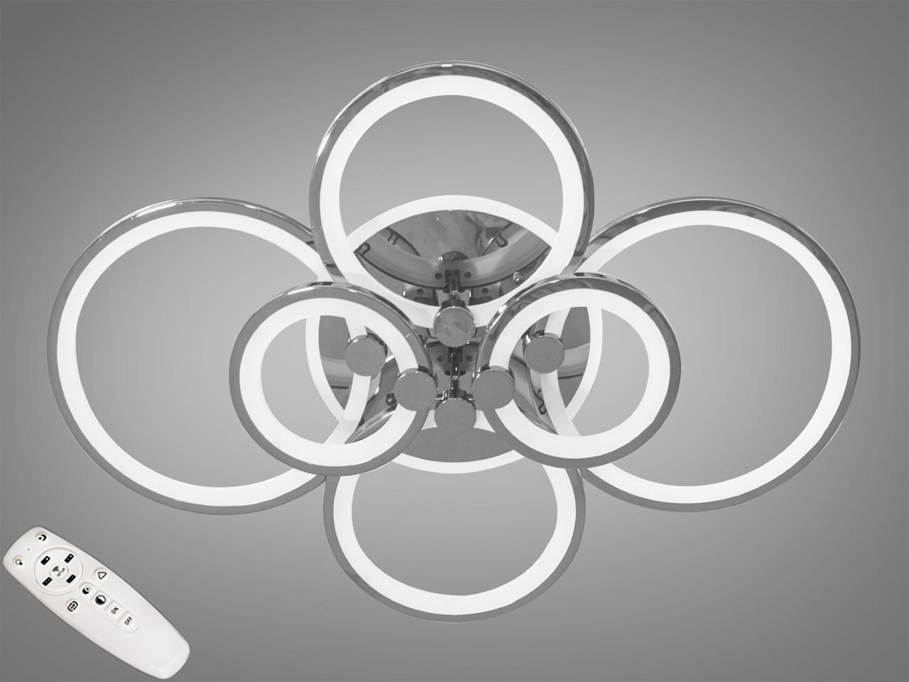 Люстра с диммером RGB LED 8022/6HR 3col dim (2437593263)