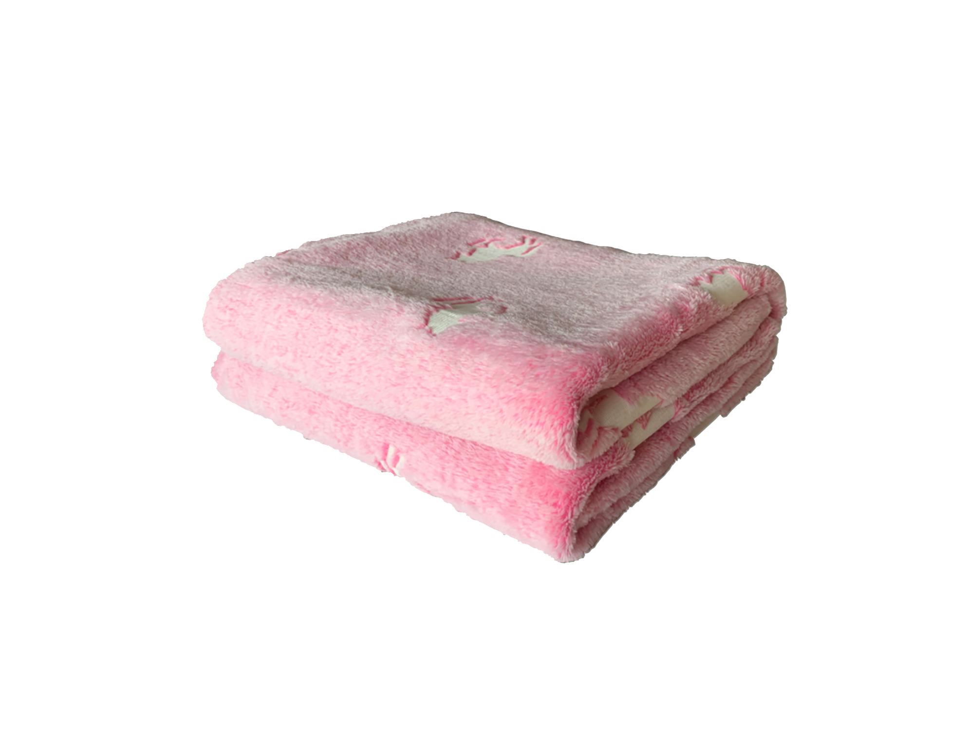 Плед SUNROZ Luminous Blanket со звездами светящиеся в темноте 150х200 см Розовый (SUN8351)