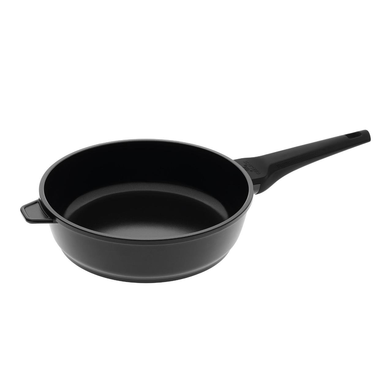 Сковорода глубокая Gerlach Monolit с антипригарным керамическим покрытием Swiss Ilag Xera Dur алюминий для любых плит 28 см Черный (2134213840)