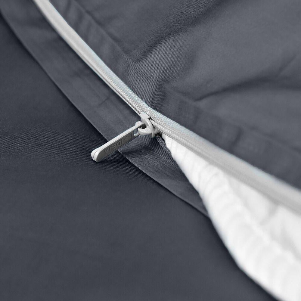 Комплект постельного белья евро IDEIA премиум сатин хлопок пододеяльник 200x220 см/2 наволочки 50x70 см Темно-серый (26846) - фото 10 Комплект постельного белья евро IDEIA премиум сатин хлопок пододеяльник 200x220 см/2 наволочки 50x70 см Темно-серый (26846) - фото 10