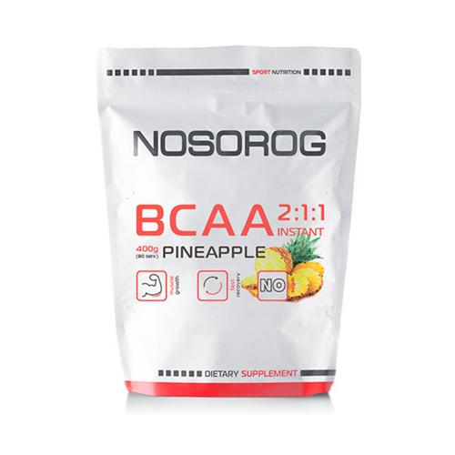 Амінокислота BCAA для спорту Nosorog Nutrition BCAA 2:1:1 400 г 72 порцій Pineapple