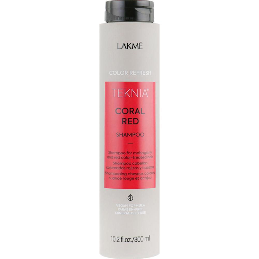 Шампунь для обновления цвета красных оттенков волос Lakme Teknia Color Refresh Coral Red 300 мл (44232)