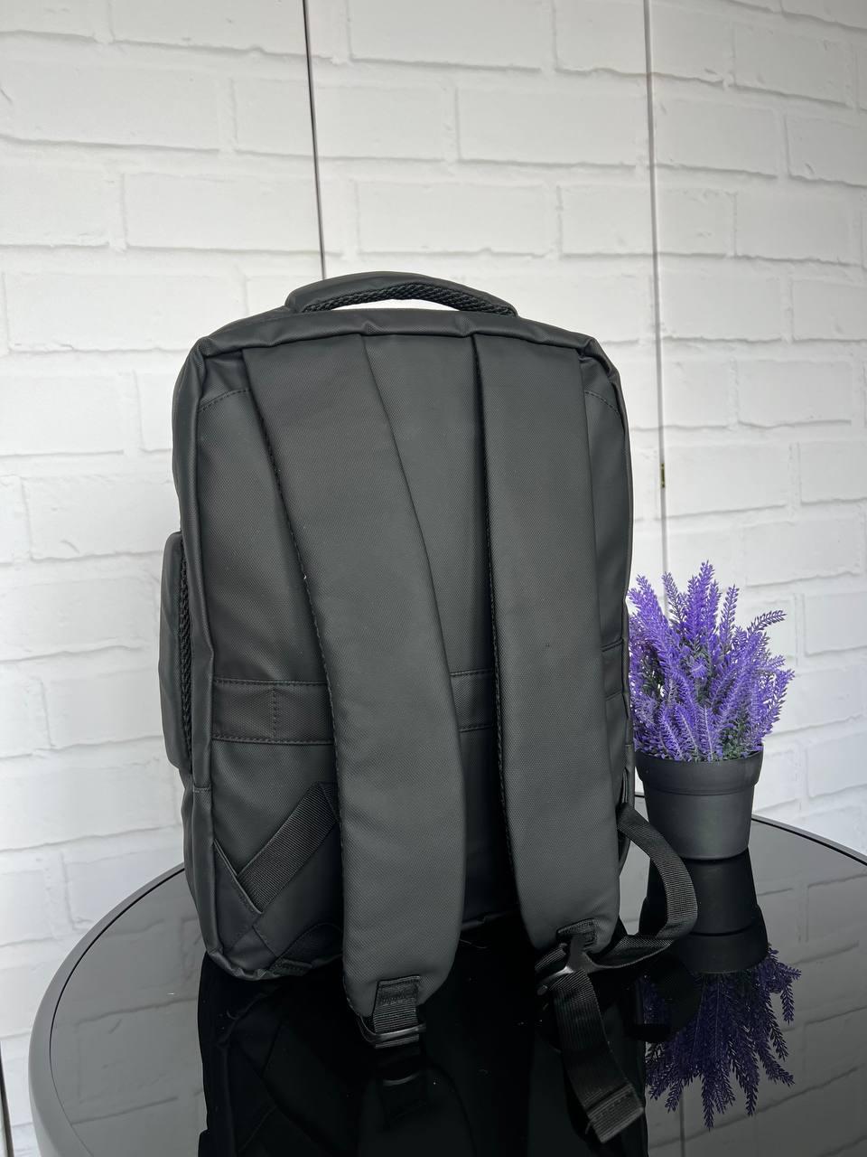 Рюкзак городской качественный вместительный на каждый день Черный - фото 5