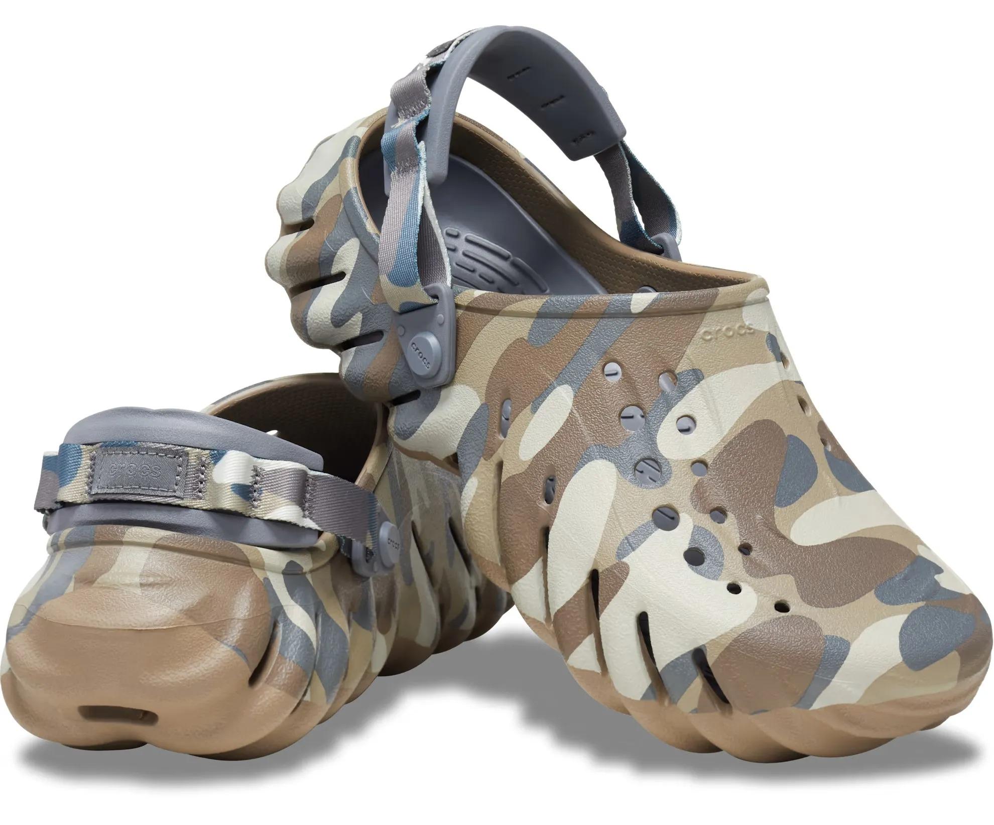 Сабо Crocs Echo Camo Redu Clog M16 р. 51/33 см Charcoal (19333185) - фото 3