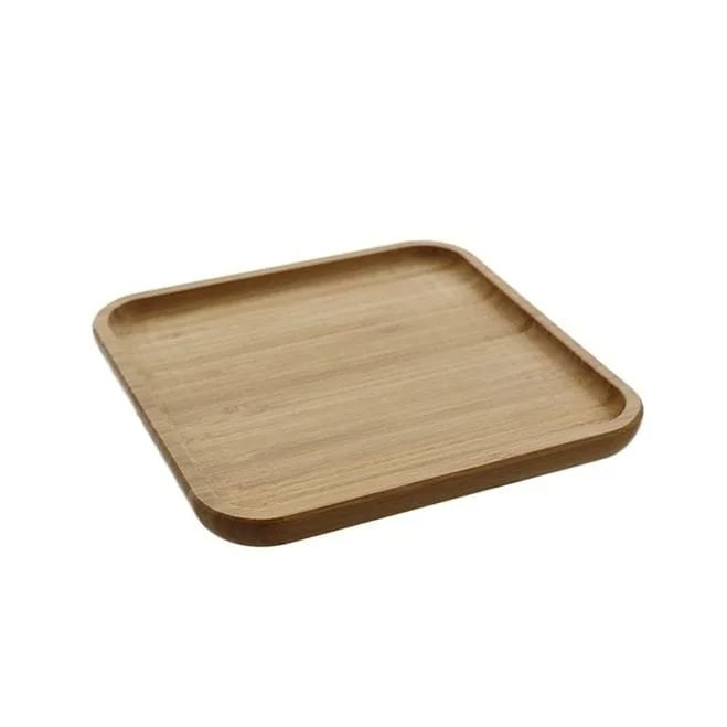 Блюдо бамбуковое Flora квадратное 20х20 см (45081)