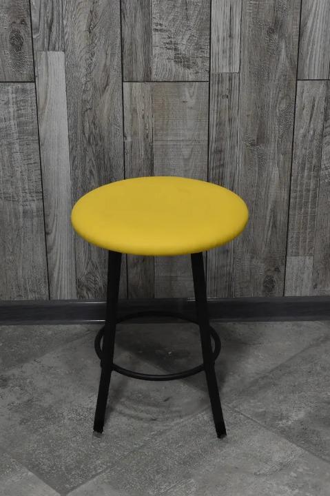 Табурет кухонний Муза 30х45 см Жовтий/Чорний (28374083)