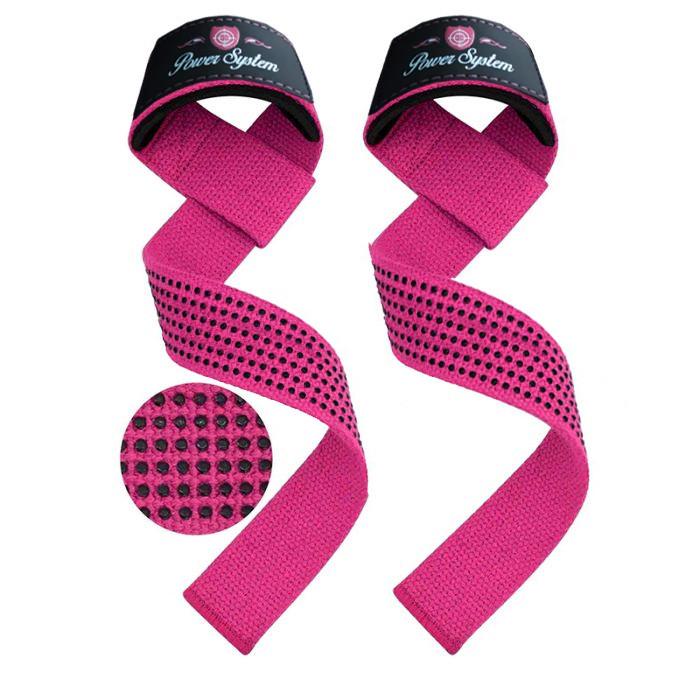 Лямки для тяги Power System PS-3420 G-Power Straps Pink (21398854) - фото 4