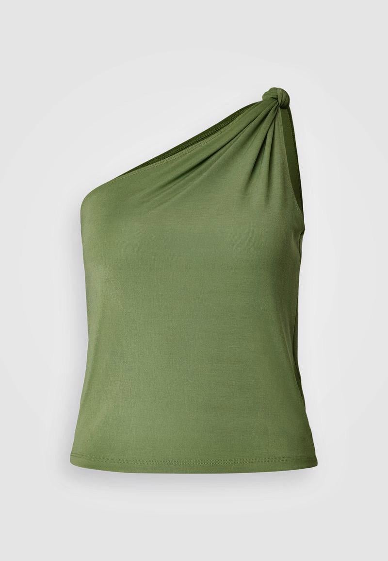 Топ Мisspap на одне плече Зелений (29492844)